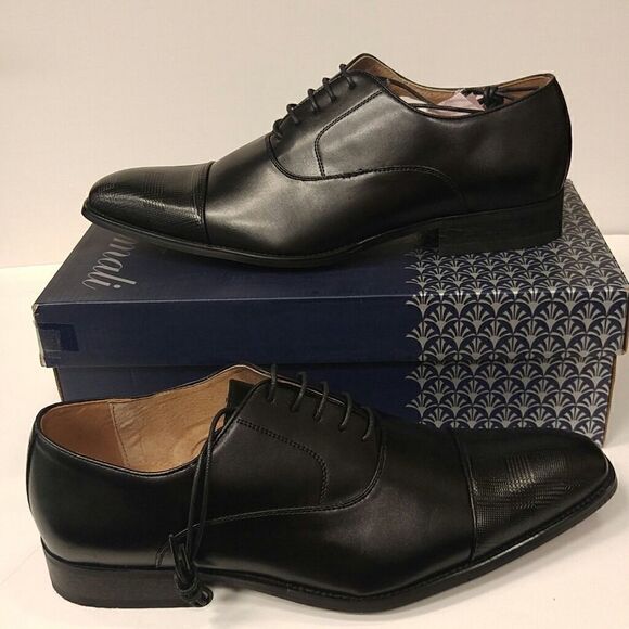 MEN'S AMALI OXFORD W/ HOUNDSTOOTH CAP TOE - Picture 4 of 7
